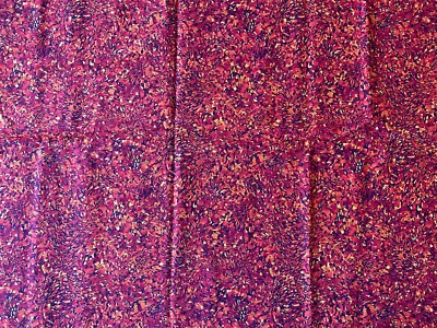 ROBERT KAUFMAN FABRIC~Fusions Texture~FIRE SPARKS~Red Yellow Orange Print~44x41~