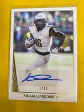 RS7255 2020 Leaf Ultimate Draft '90 Leaf Autographs Gold  Kalija Lipscomb #01/30