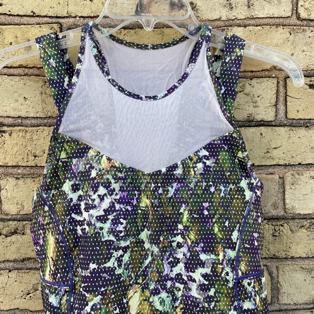 lululemon - lululemon ブラタンク Lululemon Nulux Racerback Cropped Run Tank Top - Delicate