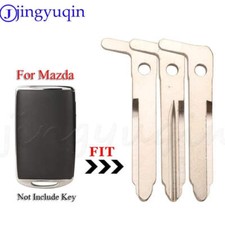 jingyuqin Remote Car Smart Key Emergency Insert Uncut Blade Blank For Mazda 2 3