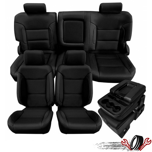 16Pcs Seat Covers Full Set Kit For 20142018 Chevy Silverado Crew Cab