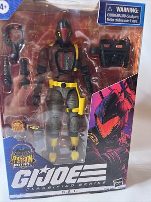 *** G.I. GI JOE CLASSIFIED  PYTHON PATROL B.A.T. / BAT #41 NEW SEALED***