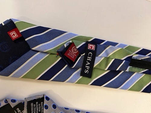 Boys Ties Adjustable Lot of 3 - 2 Chaps 1 Van Heusen Classic Suit - Picture 3 of 6
