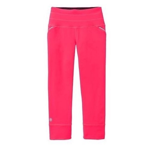 NWT Athleta Relay Capri, Coral SIZE L 