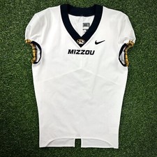 2012-19 Nike NCAA Team Issued Game Jersey Missouri Tigers Mizzou White Sz. 46 L