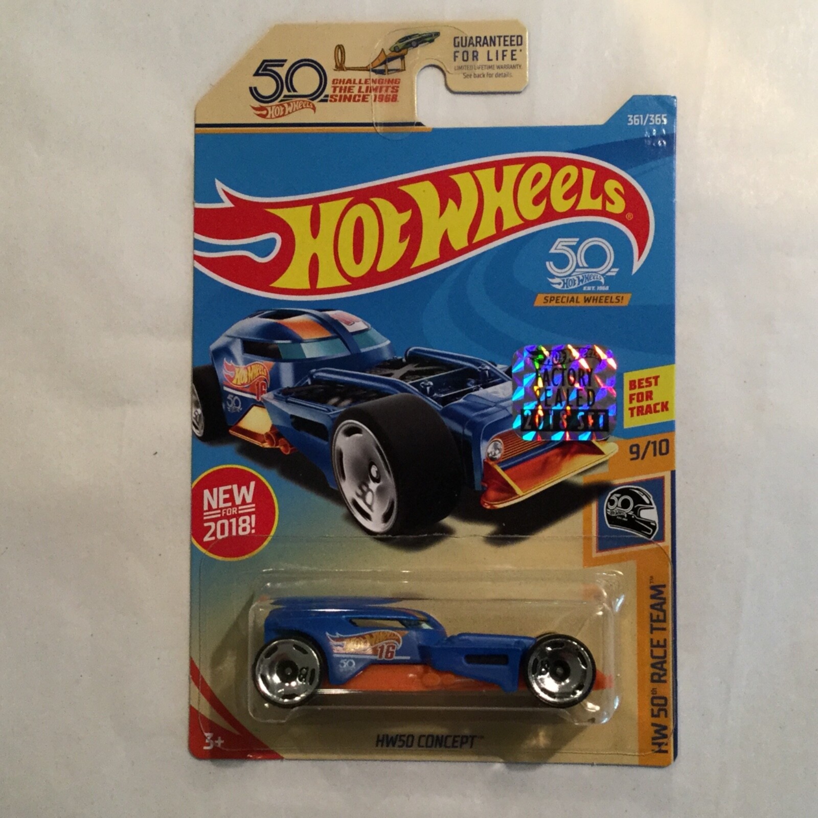 2018 Hot Wheels HW50 Concert  50th Race Team Factory Sealed Set