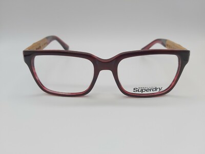 SUPERDRY SDAF 1403 eyeglasses glasses frame col:162 burgundy