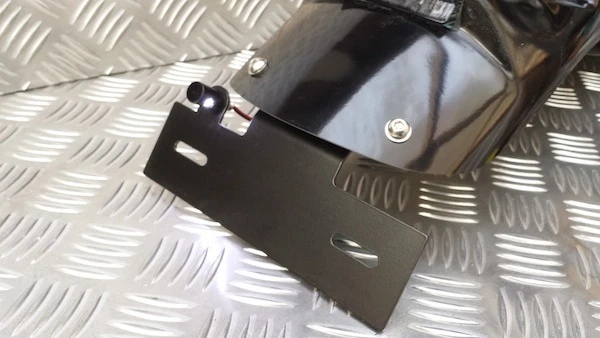 Custom Number Plate Bracket & No Light Triumph Harley Bobber - Image 2 of 4