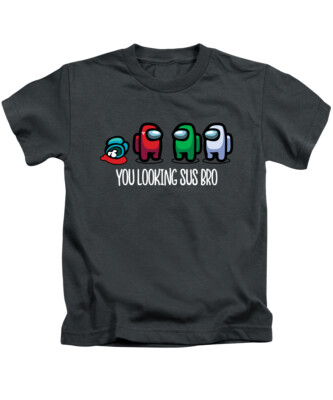 T-Shirt Among Us You Looking Sus Bro Erwachsene Top Gaming Gamer 