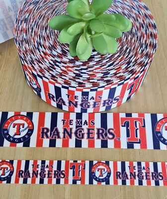 Texas Rangers Ribbon 7/8 & 1.5