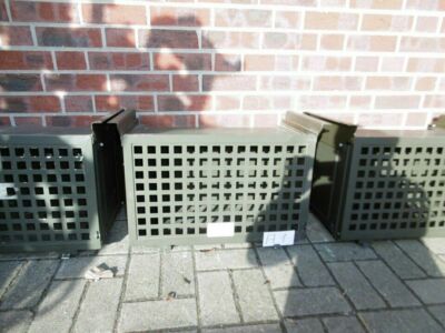Aufbewahrungsschrank Aufbewahrungskiste Wohnwagen Kabine Alu Shelter ex BW (A)