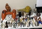 Vtg Star Wars Action Figure Lot - Jaba, Solo, Vader, Yoda, Jawa + Accessories