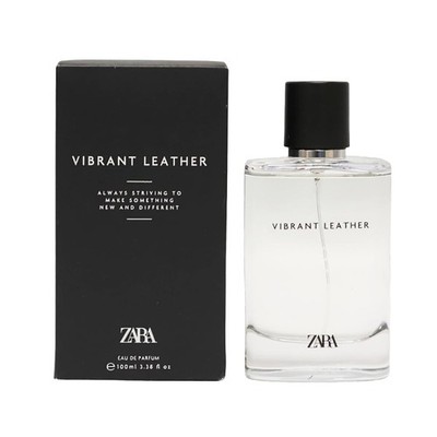 Zara Vibrant Leather Mood Cologne for Men EDP Eau De Parfum 100 ML (3.38 FL OZ)