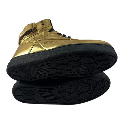 Ewing Athletics 33 Hi Metallic Gold High Top Sneakers Men display picture 3