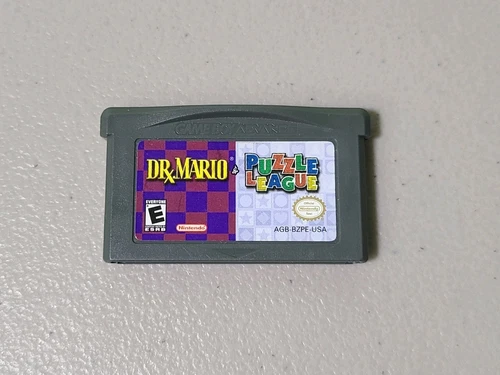 Dr. Mario & Puzzle League (Nintendo GameBoy Advance, 2005) GBA Tested Cart Only