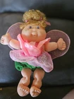 cabbage patch kids garden fairies blonde/ violet eyes rose edition