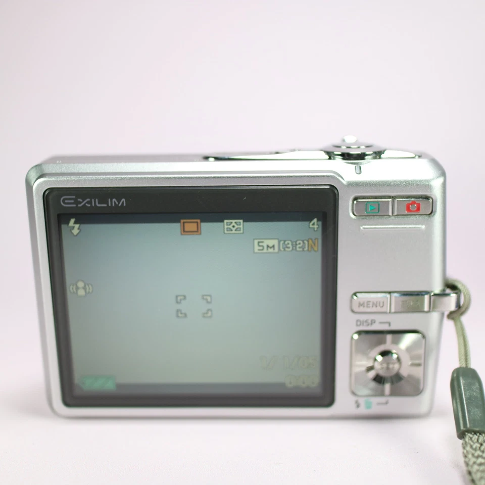 Casio Digital Camera Exilim EX-Z500 5.0MP Silver Tested Full Working Set - Image 3 of 4