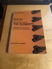 13 Books of Euclid's Elements, Volume II: Books III-IX 2000 Good Mathematics PB