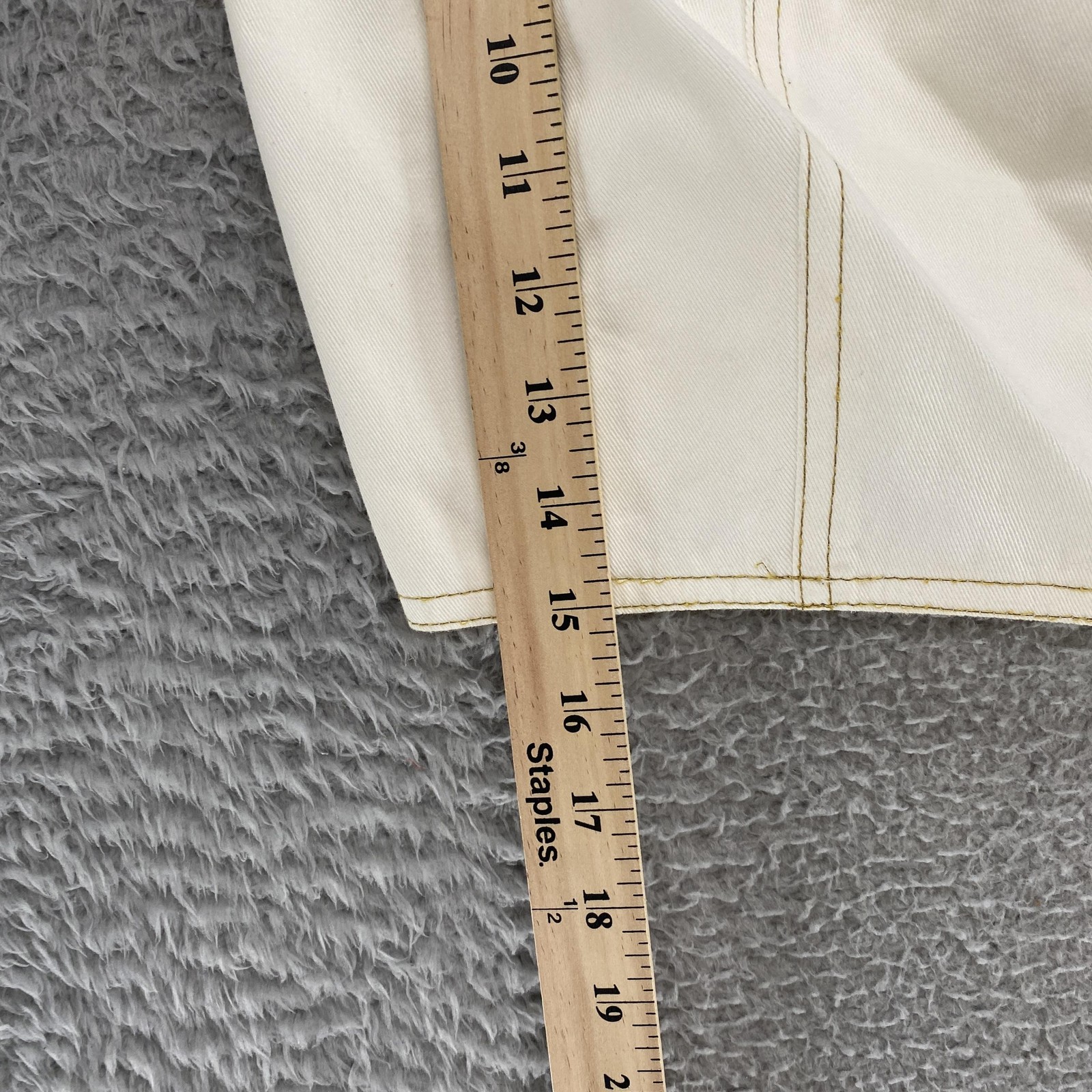 Vintage Cache Crop Top Womens 2 Gold Ring Strap Denim Bustier Corset Made in USA