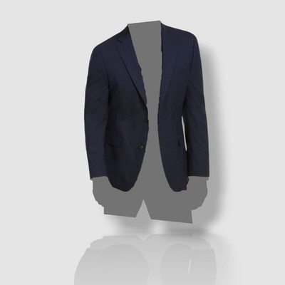 $495 Alfani Men's Blue Slim-Fit Stretch Piece Suit Jacket Pants Size 40L 