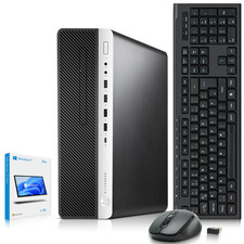 HP 800 G5 Desktop PC i5-9th 32GB RAM 1TB SSD 500GB HDD KB M Wi-Fi Windows 11 Pro