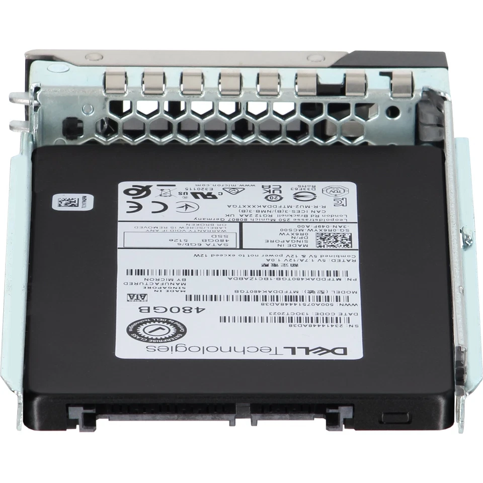 Dell 480GB 6Gbps SATA MU TLC 7mm 2.5 SSD 5400 Max (R6XYW) - Image 4 of 4