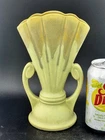 Roseville Carnelian 8” Pillow Vase Early Ink Stamp Mark In Excellent Mint Cond.