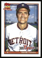 1991 Topps Baseball Frank Tanana #236 Detroit Tigers