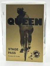Queen Jazz Vintage Original Tour Pass Canada Back Stage Pass Mint