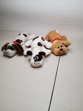 Lot of 3 Pound Puppies 1 Tonka, 2 Hasbro all 8 inch see pictures