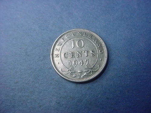 1947 Newfoundland 10 Cents — photo from the most recent tracked eBay sale