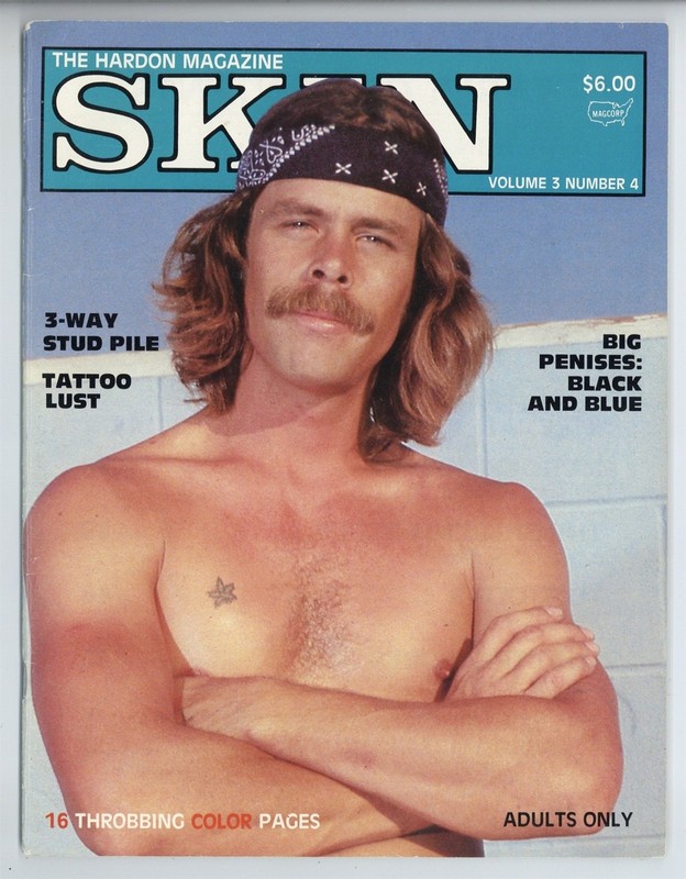 Skin 1982 R.J. Reynolds, Eric Anthony 56p Steve Cougar Gay Pinup Magazine M39574