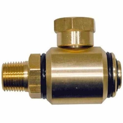 1 PC Value Line SWV520 Brass 90 Degree Car Wash Boom Swivel - 3/8 in. M x 3