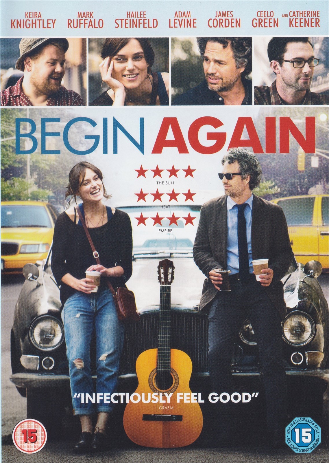 Begin Again - Keira Knightley, Mark Ruffalo - NEW Region 2 DVD