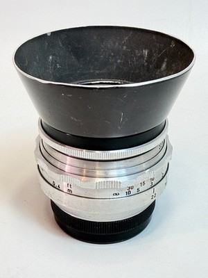 Meyer Optik Gorlitz Primagon 35mm f4.5 Chrome M42 Lens w/Hood Cap