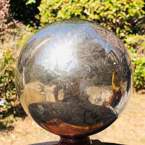 15.33LB Natural Chalcopyrite Quartz Crystal Ball Energy Reiki Healing - Picture 7 of 15
