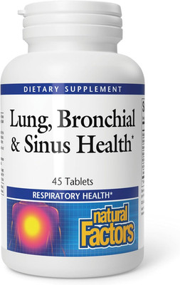 Lung, Bronchial & Sinus  by Natural Factors, Natural Supplement for Respi