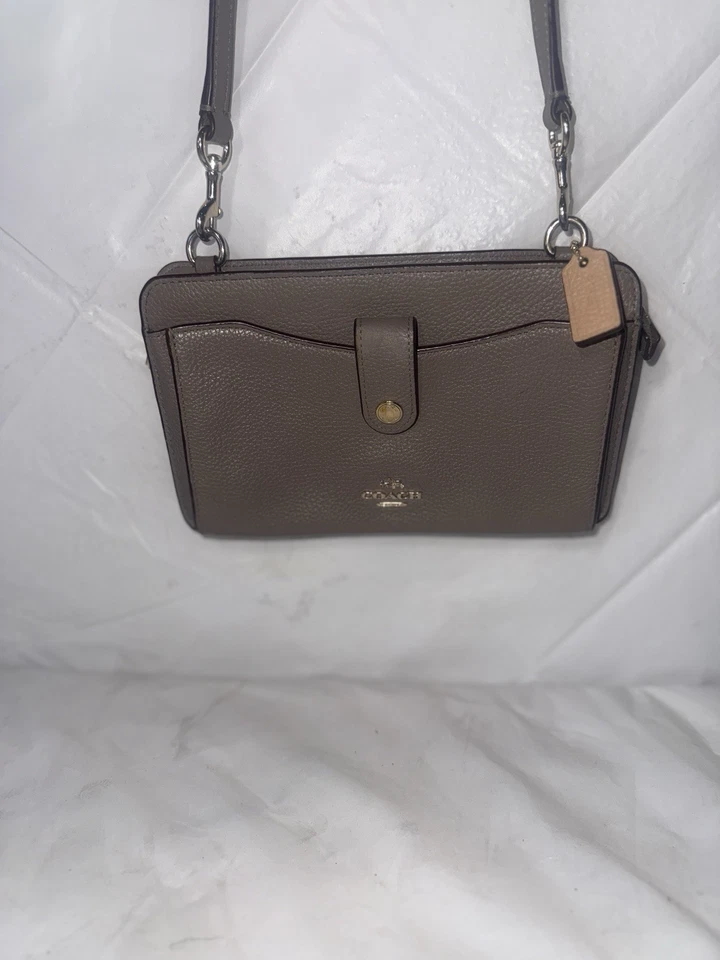 Coach Noa taupe Pebble Leather Crossbody - Image 2 of 4