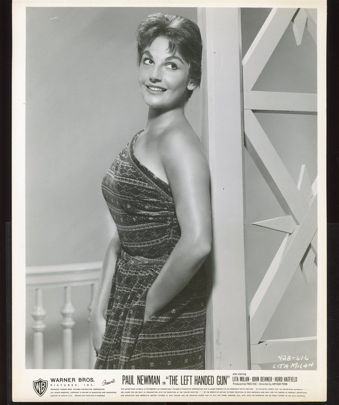 LITA MILAN in The LEFT HANDED GUN Original 1958 Sexy WB 8 x 10 Glamour Still vv
