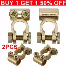 2x12V Leisure Battery Terminals Connectors Clamps Car Van Caravan Motorhome UK