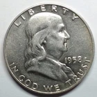 1958-D 50C Franklin Half Dollar