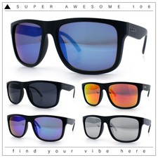 Classic Kush Mens Fancy Sport Horn Rim Plastic Manly Sunglasses