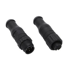 Auto Car 2PCS Marine For NMEA 2000 Terminators M12 Male Female 5 Pin IP67 For