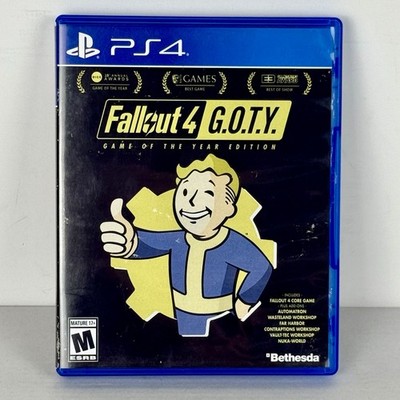 Fallout 4 GOTY Game of the Year Edition PS4 - Complete w Poster Bethesda