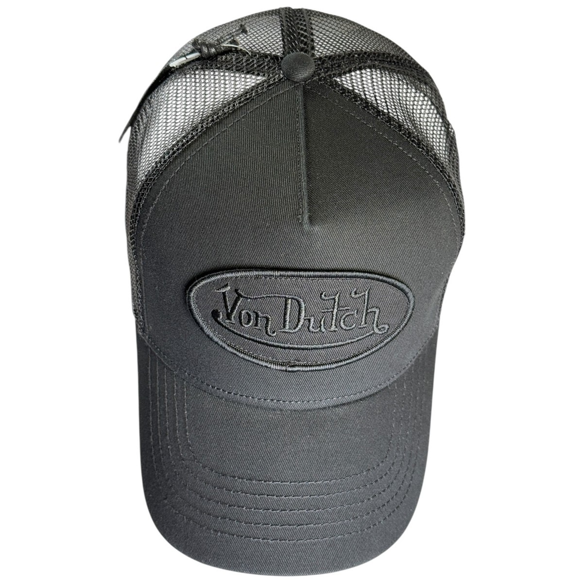 VON DUTCH NEW OS Trucker Hat Black Rhinestone Logo Gothic VDHH0043 Y2K McBling Von Dutch Von Dutch Cap Hat Trucker Classic Logo Y2K | Grailed main image 4