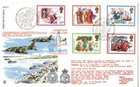 FALKLAND ISLANDS 1982 GB XMAS FDC BETHLEHEM PILOT SIGNED Ltd FLOWN COVER
