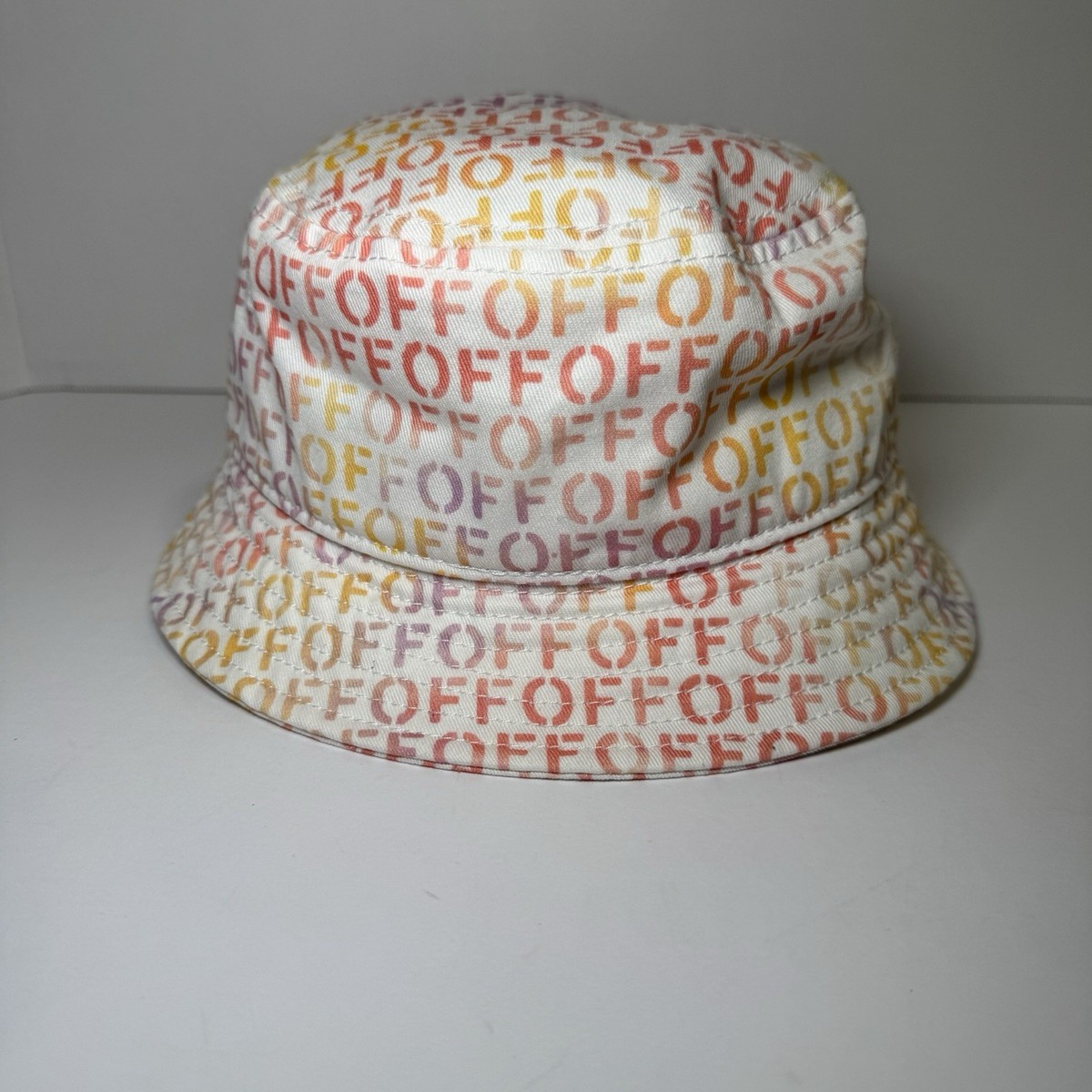 Off White Kids Logo-print Cotton Bucket Hat | eBay display picture 1