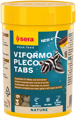 sera Viformo Pleco Tabs | Welsfutter Aquarium | Für Bodenfische & Corydoras