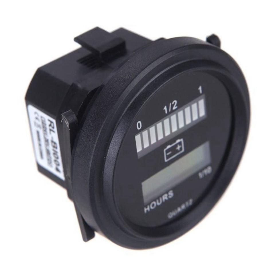 3X 12V/24V/36V/48V/72V LED Digital Battery Status Indicator with ...