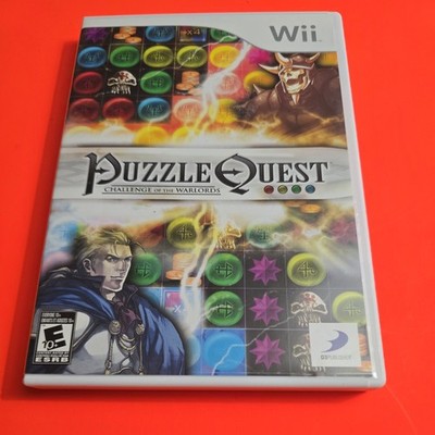 PUZZLE QUEST CHALLENGE OF THE WARLORDS NINTENDO WII COMPLETE SET D3 PUBLISHER